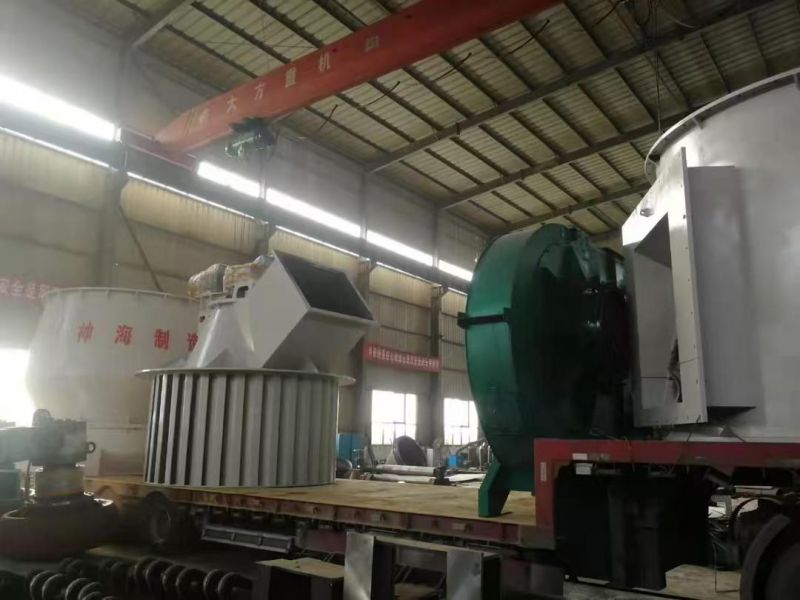 Shandong 200,000 tons of power plant desulfurization powder production line installation site (two sets)
