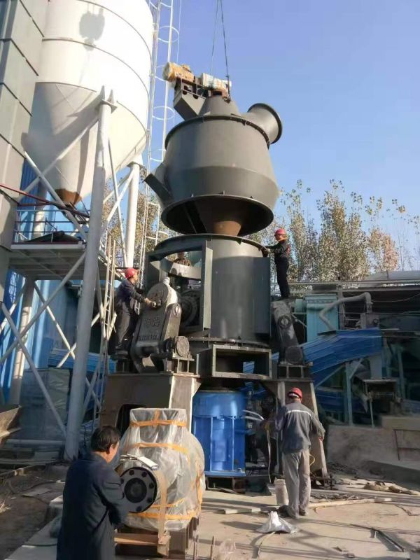 Shandong 200,000 tons of power plant desulfurization powder production line installation site (two sets)