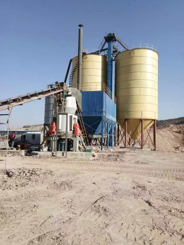 Inner Mongolia Qingshuihe annual output of 300,000 tons of power plant desulfurization powder project installation site