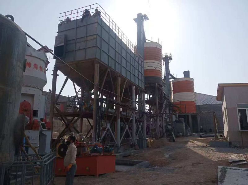 Uzbekistan annual output 200,000 tons of gypsum powder production line installation site