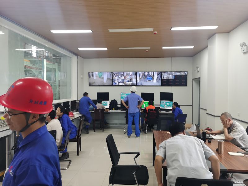 Shenma Group (Kaifeng carbon) postcalcined coke production line installation site