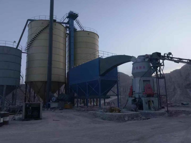 Inner Mongolia Qingshuihe annual output of 300,000 tons of power plant desulfurization powder project installation site